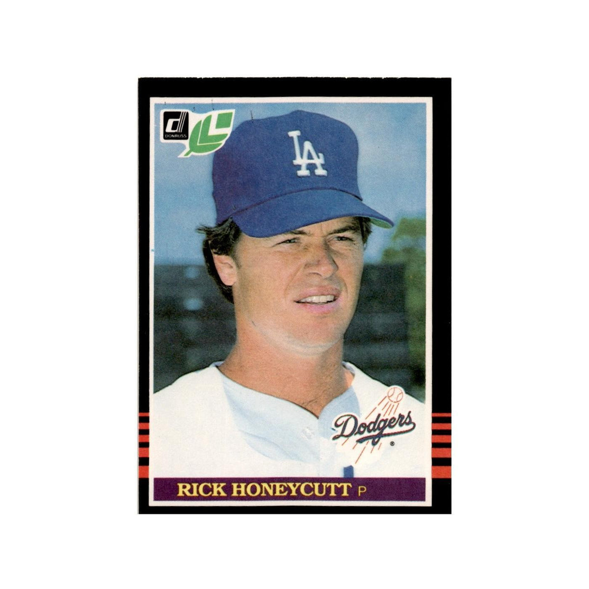 Rick Honeycutt 1985 Leaf #156 Los Angeles Dodgers Baseball Card NM