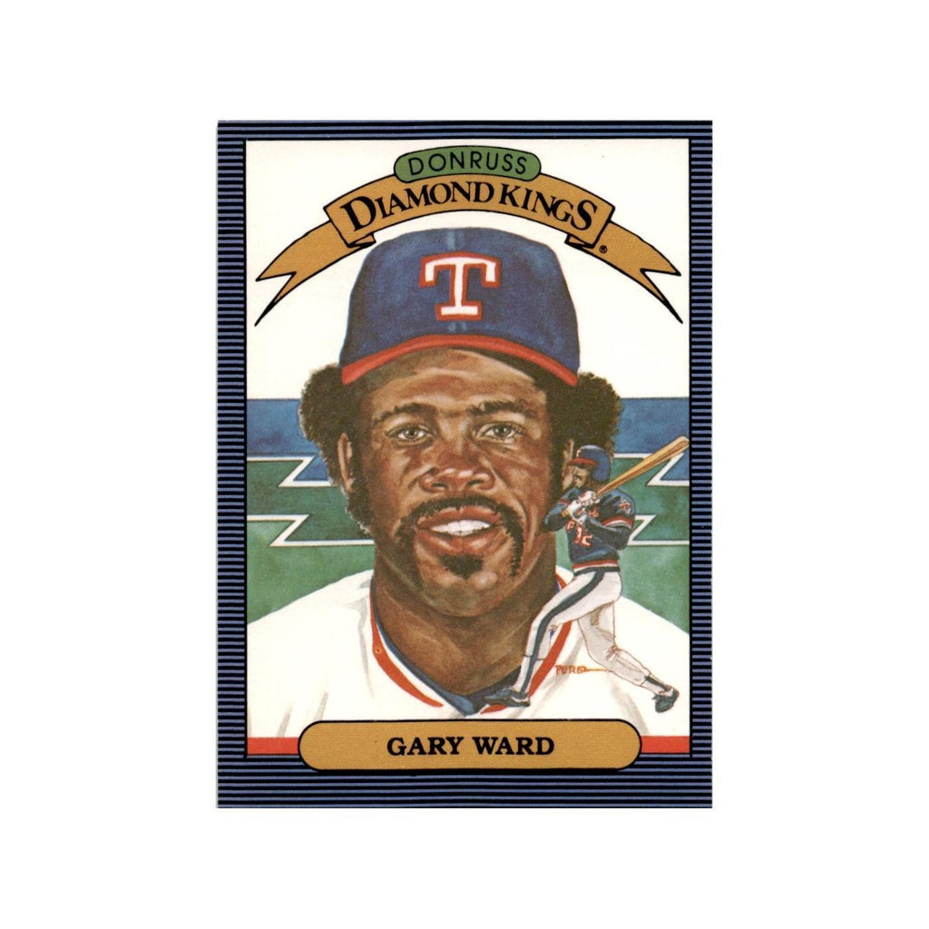 Gary Ward 1986 Leaf #20 Texas Rangers Baseball Card NM