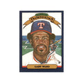 Gary Ward 1986 Leaf #20 Texas Rangers Baseball Card NM