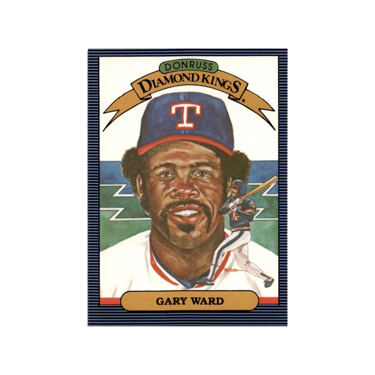 Gary Ward 1986 Leaf #20 Texas Rangers Baseball Card NM