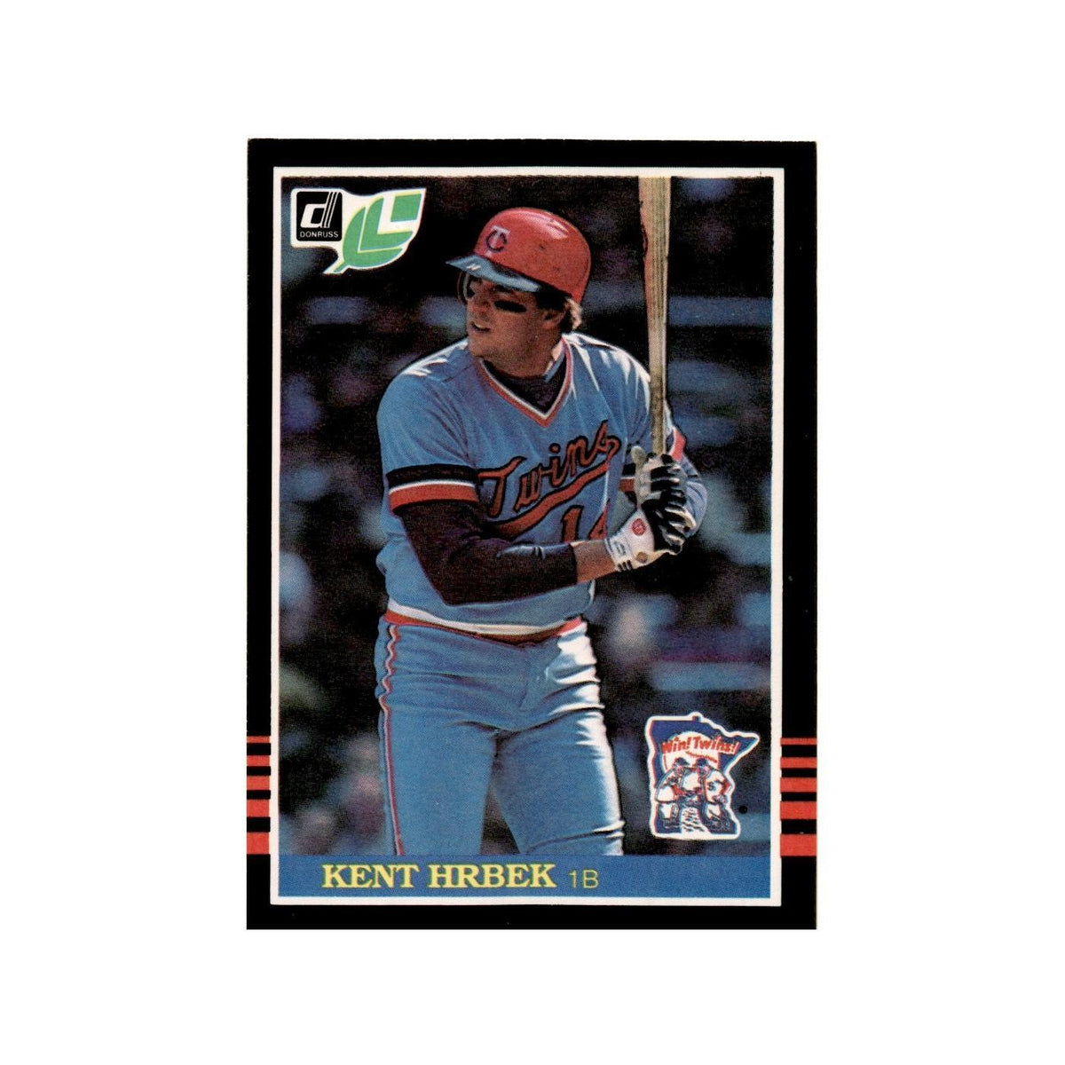 Kent Hrbek 1985 Leaf #200 Minnesota Twins Baseball Card NM