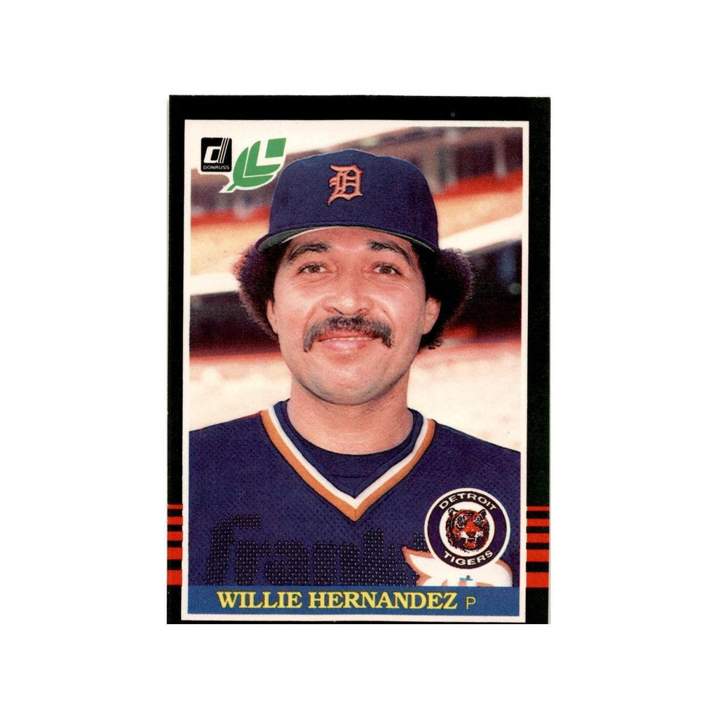 Willie Hernandez 1985 Leaf #235 Detroit Tigers Baseball Card NM