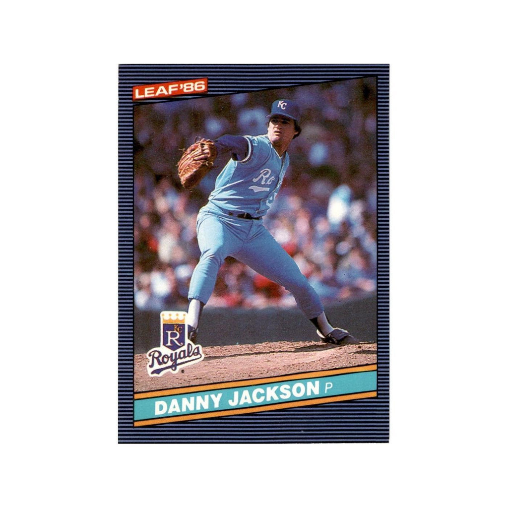 Danny Jackson 1986 Leaf #30 Kansas City Royals Baseball Card NM