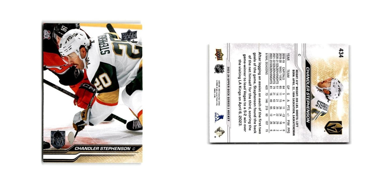 2023 Upper Deck Chandler Stephenson Vegas Golden Knights #434