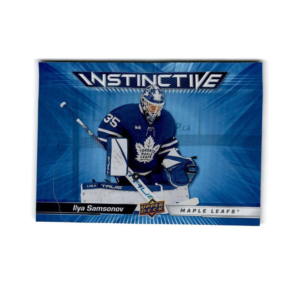 2023 Upper Deck Instinctive Ilya Samsonov Toronto Maple Leafs #IN-1