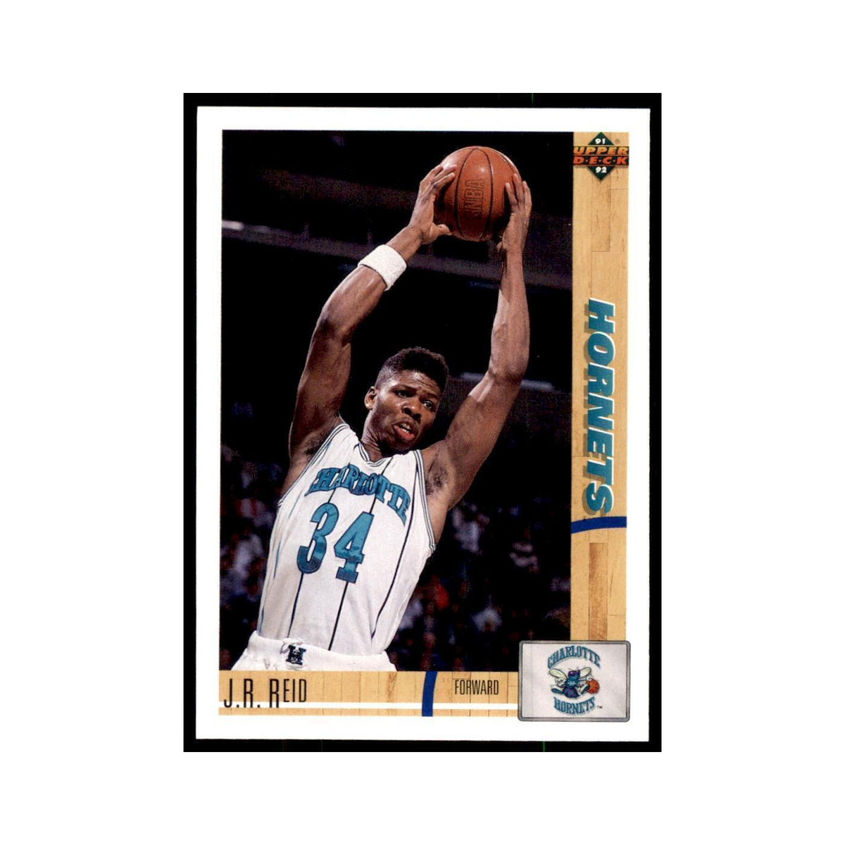1991 Upper Deck J.R. Reid Basketball Cards #262
