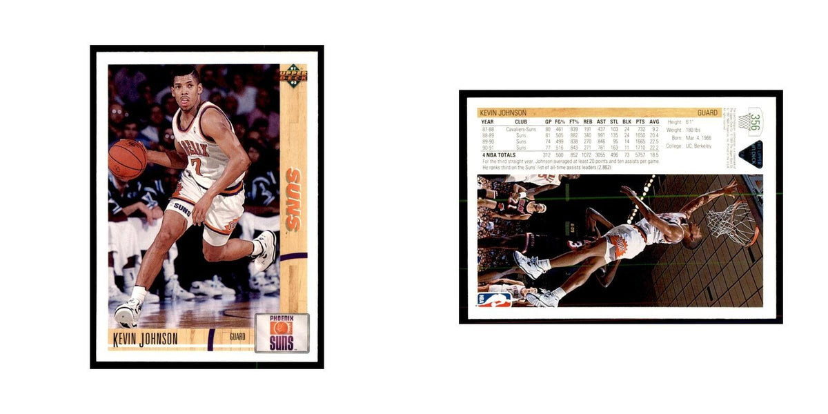 1991 Upper Deck Kevin Johnson Basketball Cards #356