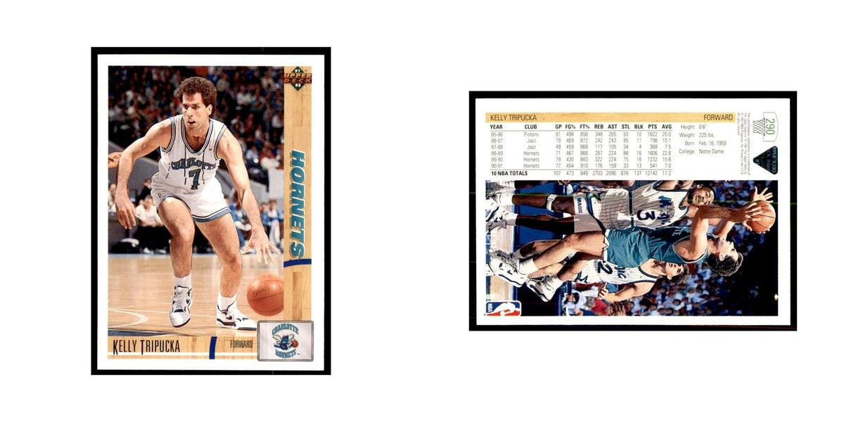 1991 Upper Deck Kelly Tripucka Basketball Cards #290