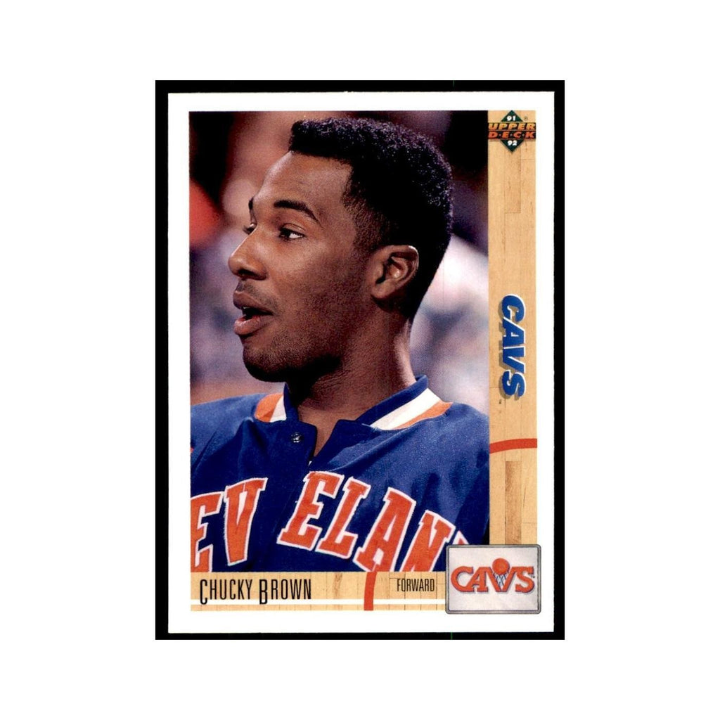 1991 Upper Deck Chucky Brown Basketball Cards #393