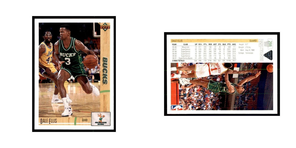 1991 Upper Deck Dale Ellis Basketball Cards #266