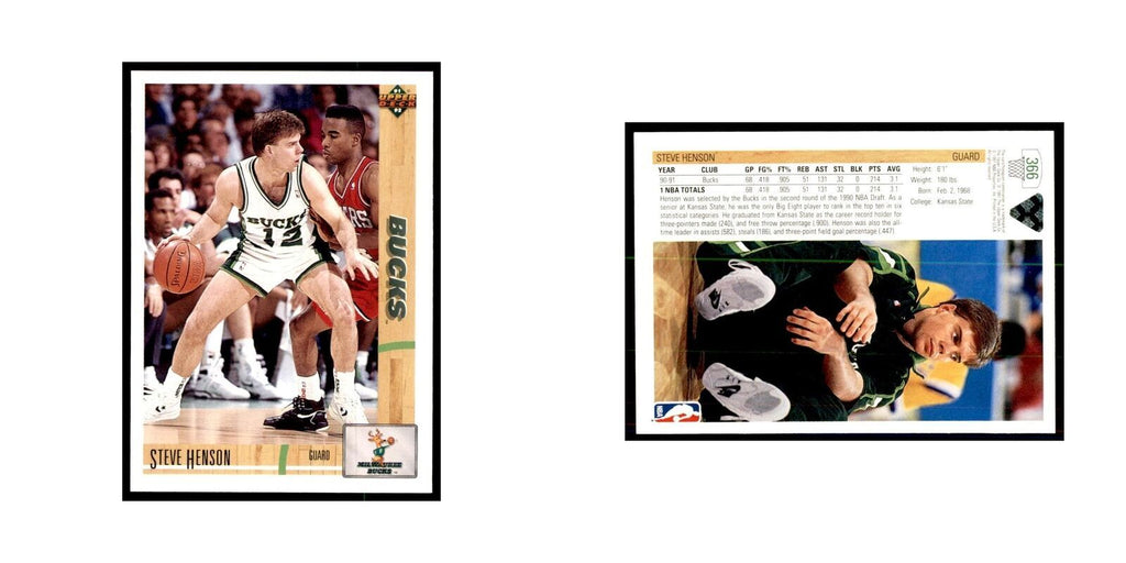 1991 Upper Deck Steve Henson Basketball Cards #366