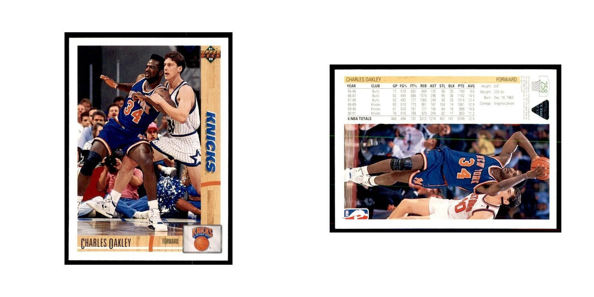 1991 Upper Deck Charles Oakley Basketball Cards #258