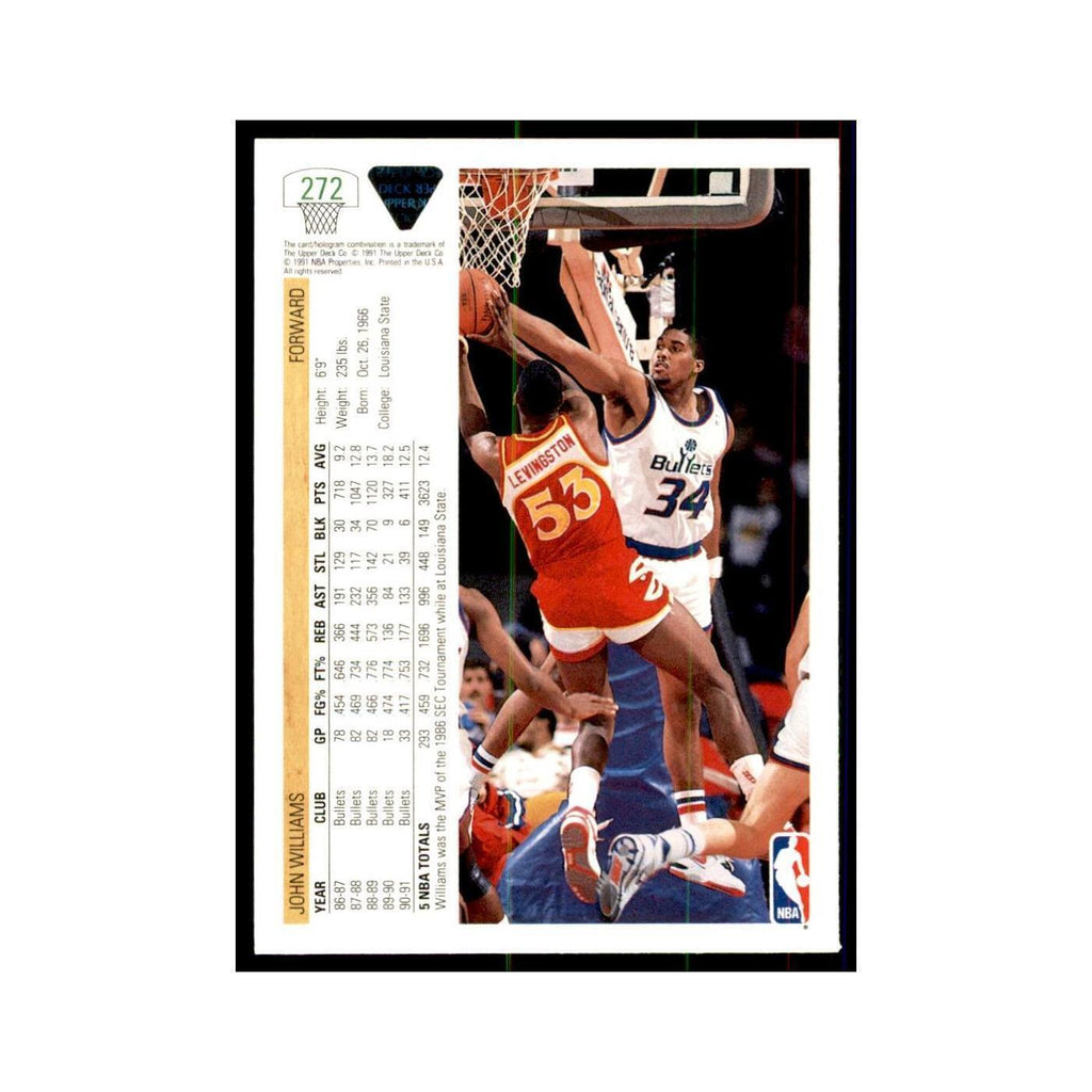1991 Upper Deck John Williams Basketball Cards #249
