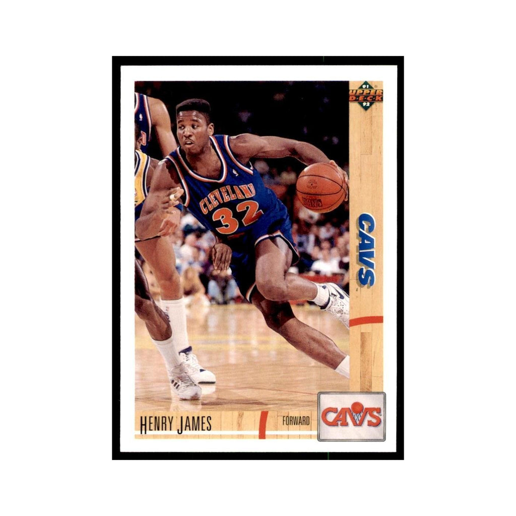 1991 Upper Deck Henry James Basketball Cards #369