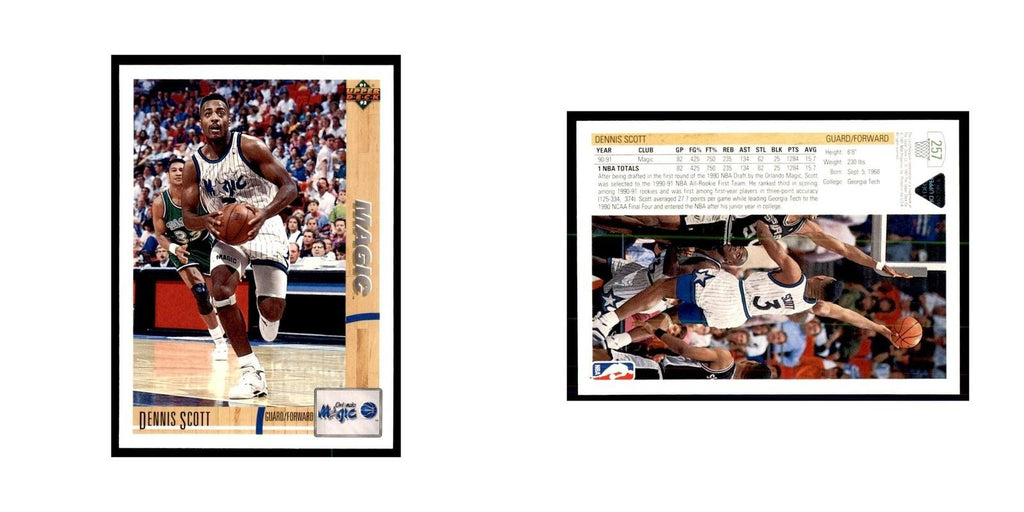 1991 Upper Deck Dennis Scott Basketball Cards #257