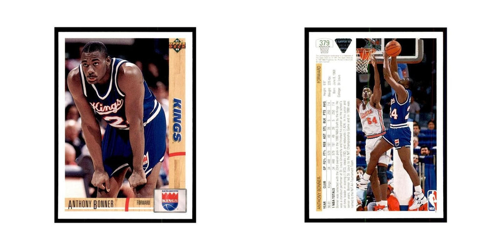 1991 Upper Deck Anthony Bonner Basketball Cards #379