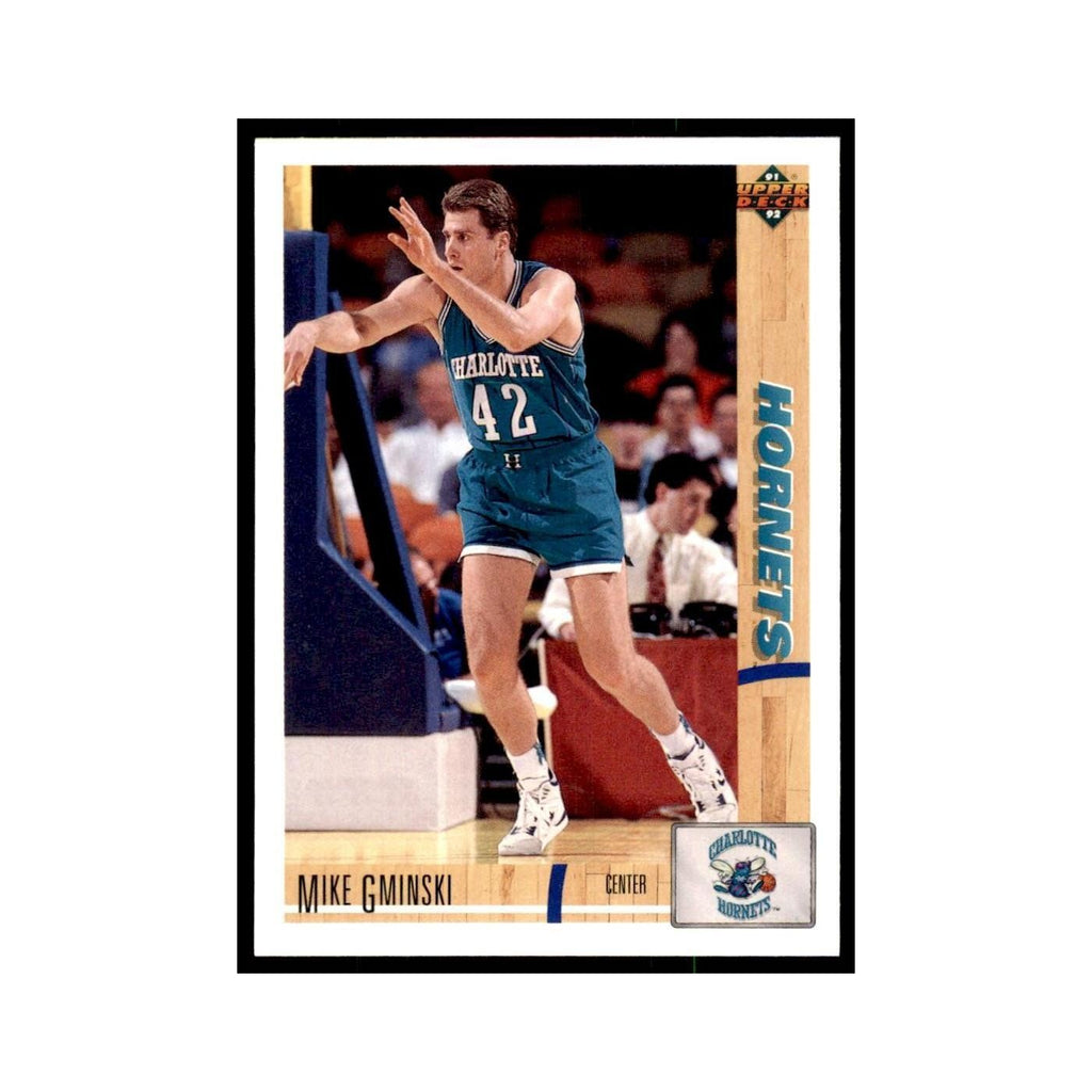 1991 Upper Deck Mike Gminski Basketball Cards #398