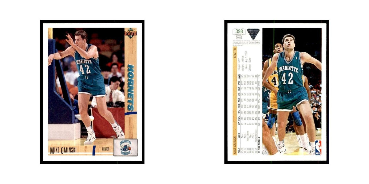 1991 Upper Deck Mike Gminski Basketball Cards #398