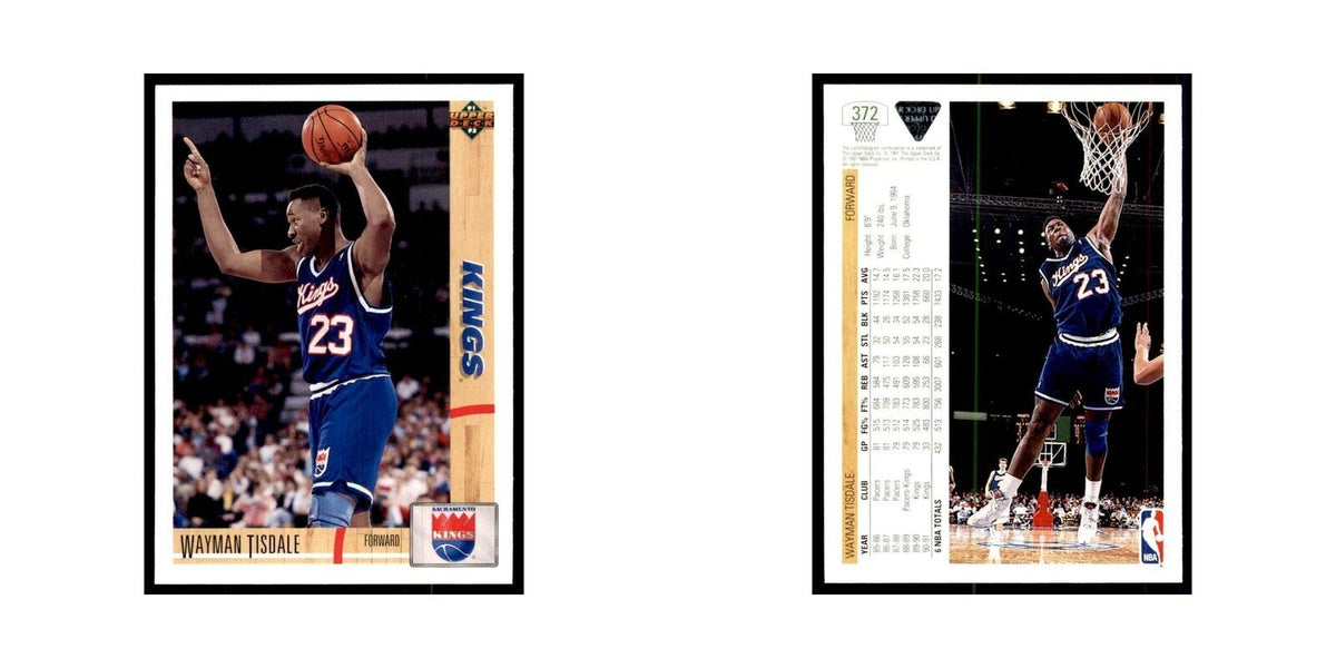 1991 Upper Deck Wayman Tisdale Basketball Cards #372
