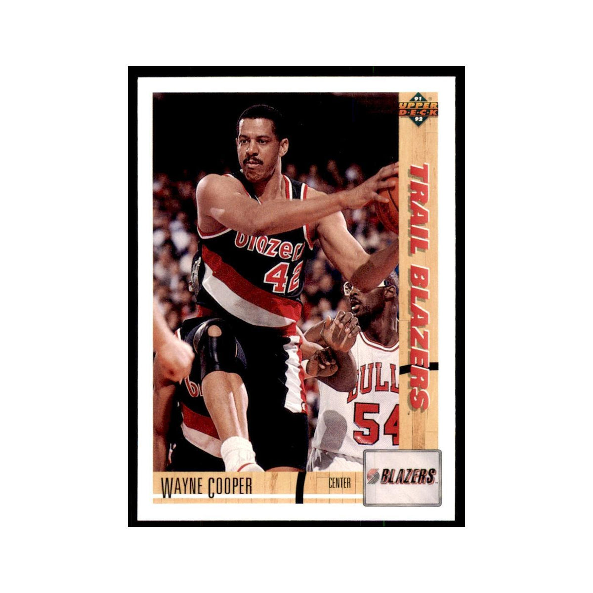1991 Upper Deck Wayne Cooper Basketball Cards #378