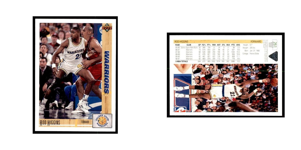 1991 Upper Deck Rod Higgins Basketball Cards #261