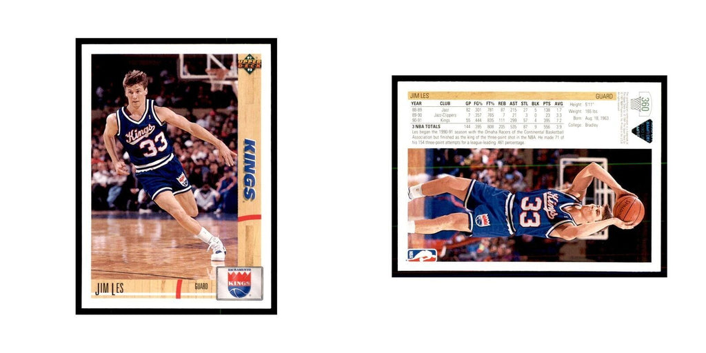 1991 Upper Deck Jim Les Basketball Cards #360
