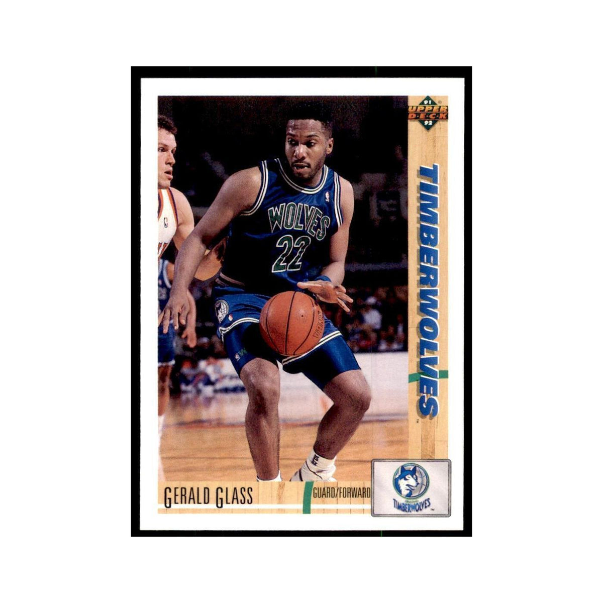 1991 Upper Deck Gerald Glass Basketball Cards #307