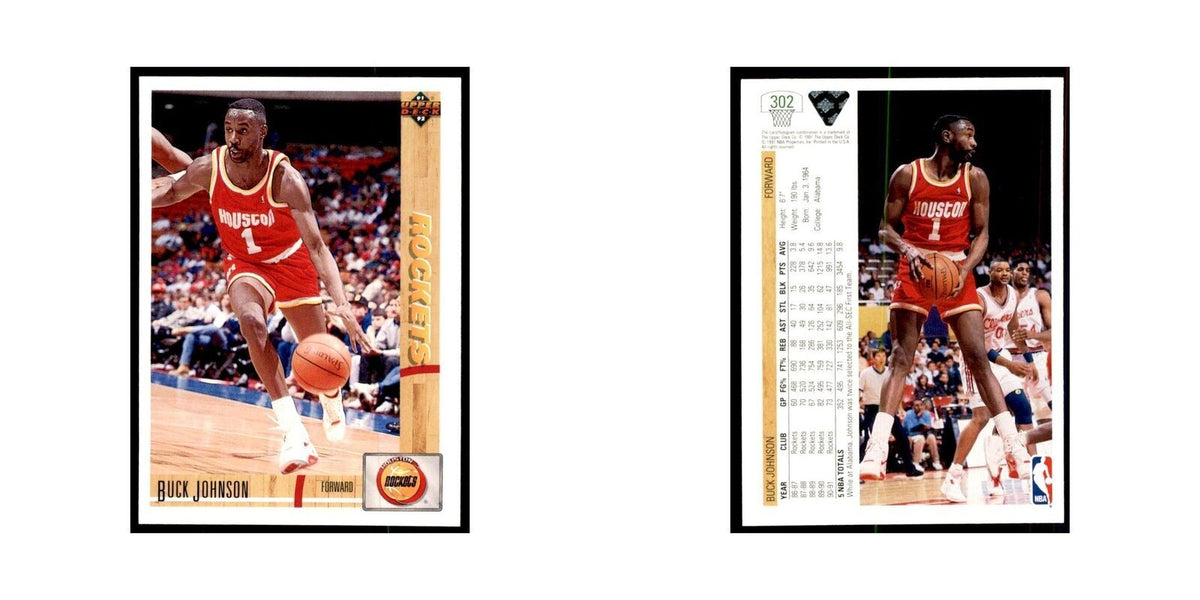 1991 Upper Deck Buck Johnson Basketball Cards #302