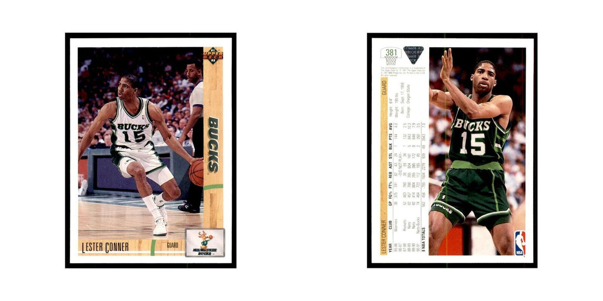 1991 Upper Deck Lester Conner Basketball Cards #381