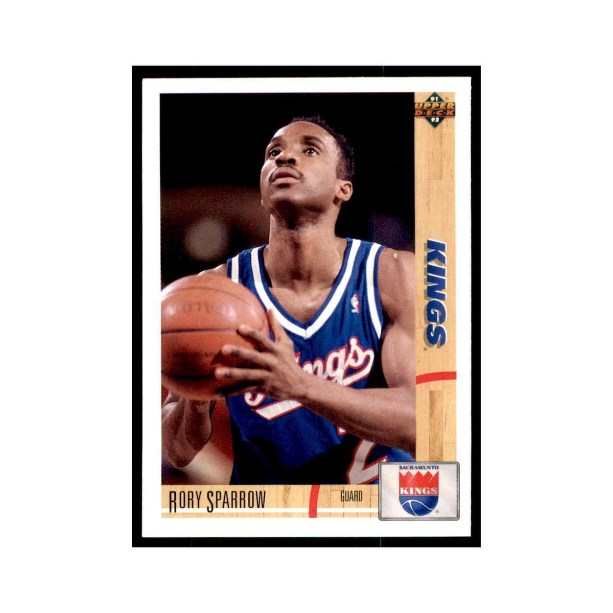 1991 Upper Deck Rory Sparrow Basketball Cards #395