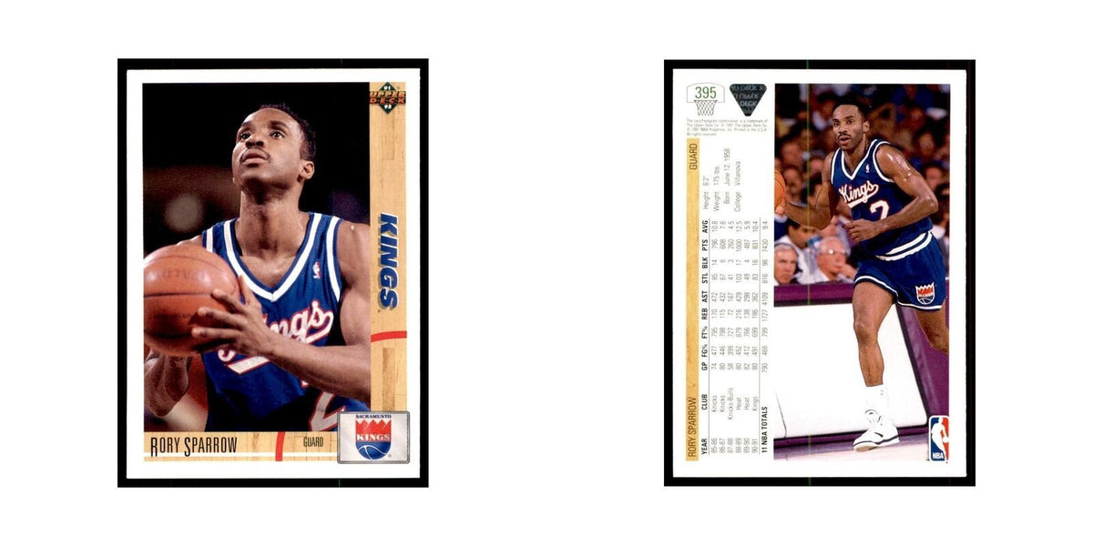 1991 Upper Deck Rory Sparrow Basketball Cards #395