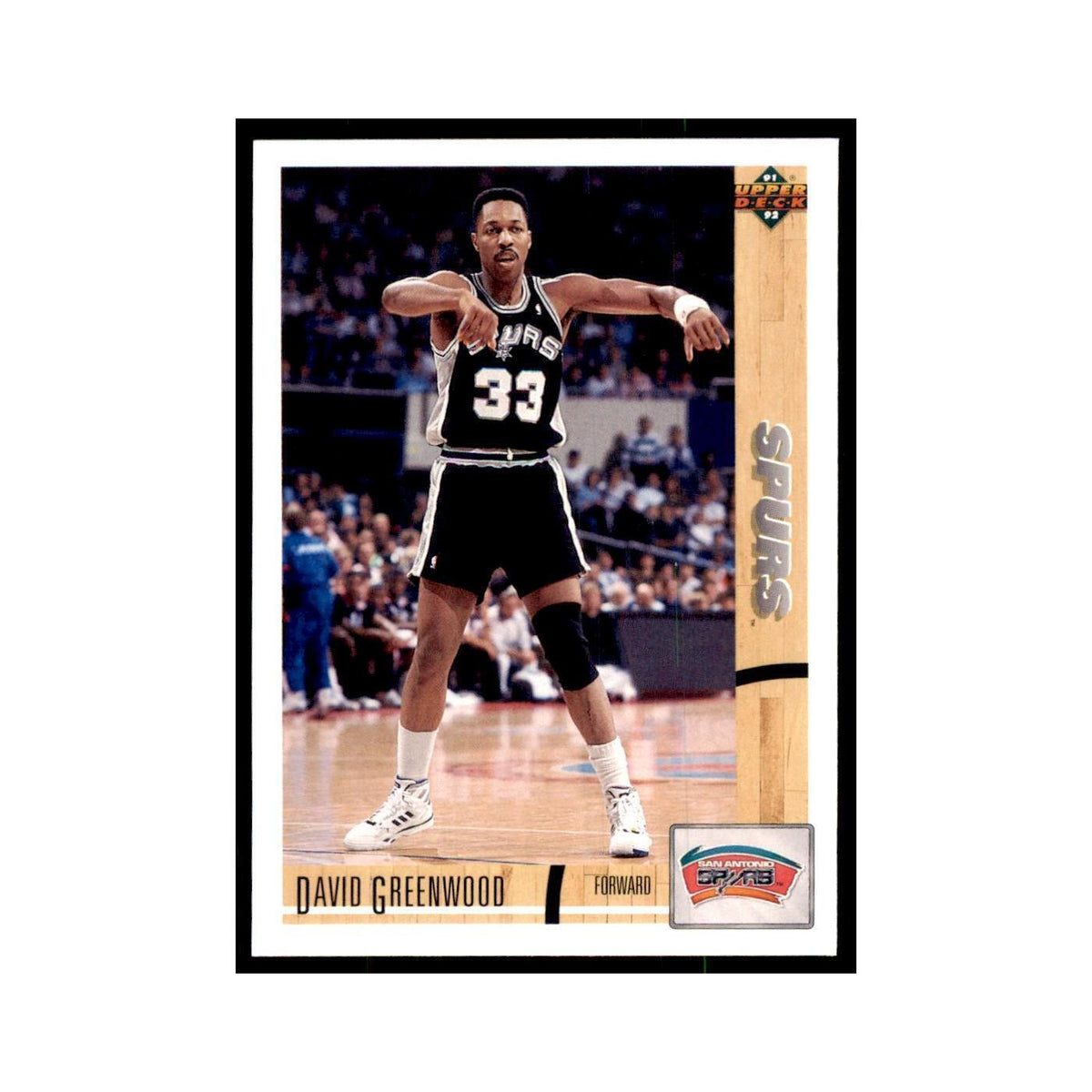 1991 Upper Deck David Greenwood Basketball Cards #374