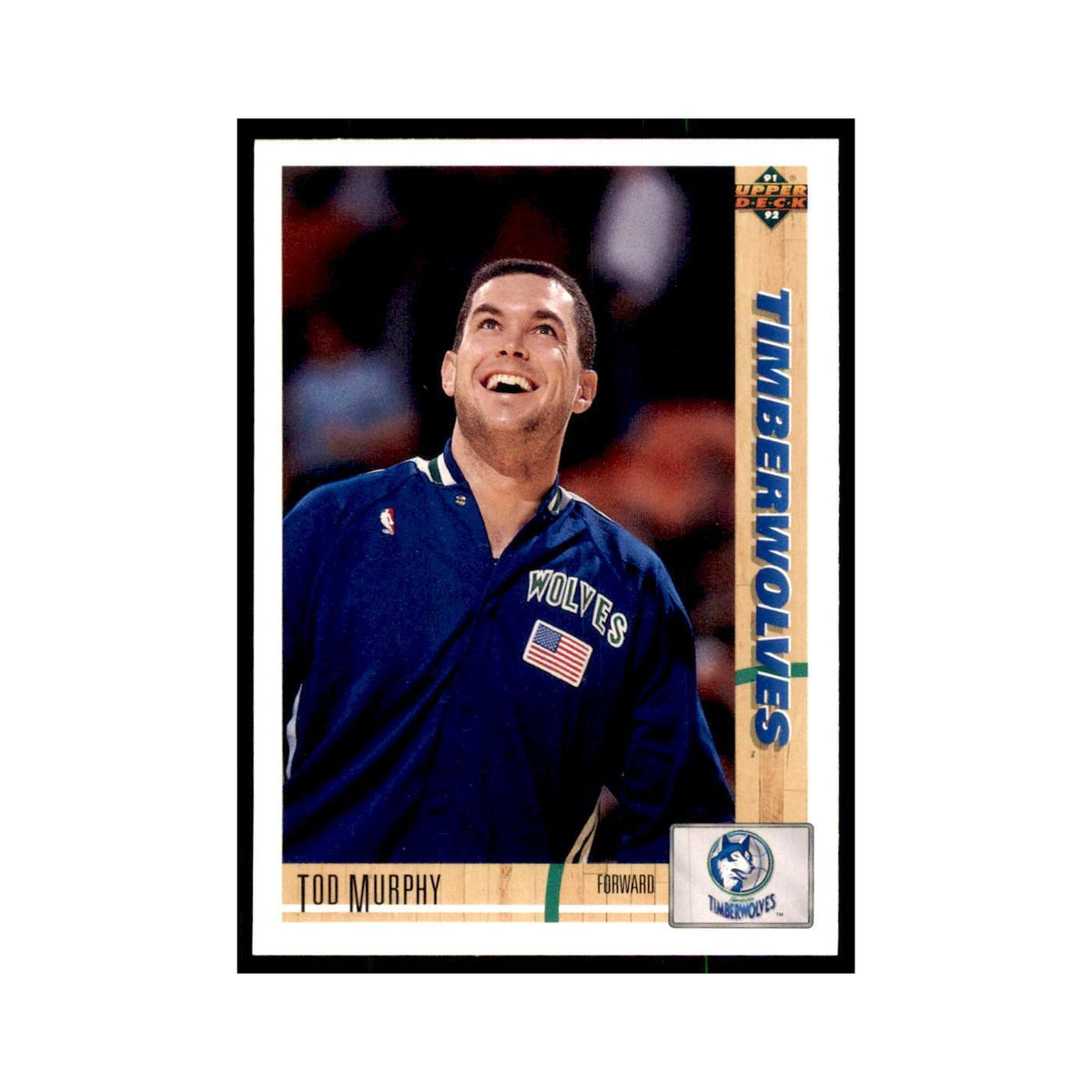 1991 Upper Deck Tod Murphy Basketball Cards #377