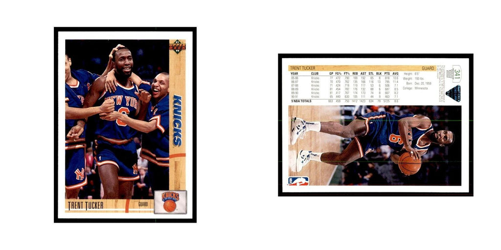 1991 Upper Deck Trent Tucker Basketball Cards #341