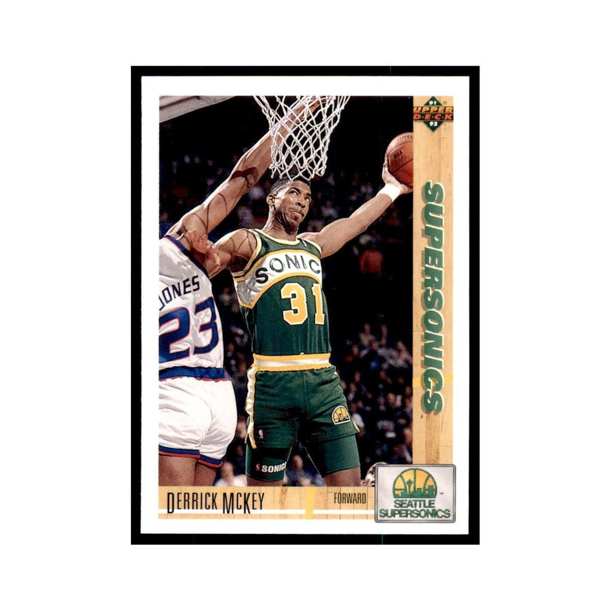 1991 Upper Deck Derrick McKey Basketball Cards #361