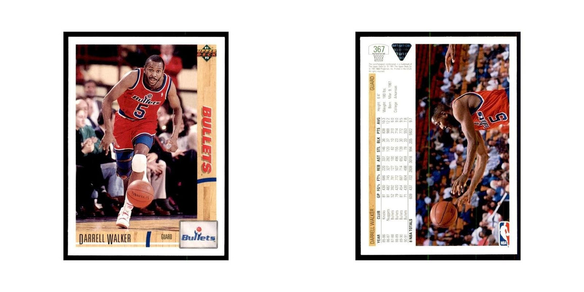 1991 Upper Deck Darrell Walker Basketball Cards #367