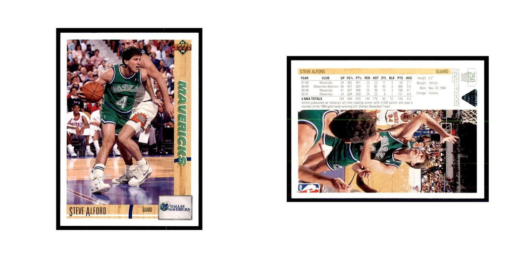 1991 Upper Deck Steve Alford Basketball Cards #250