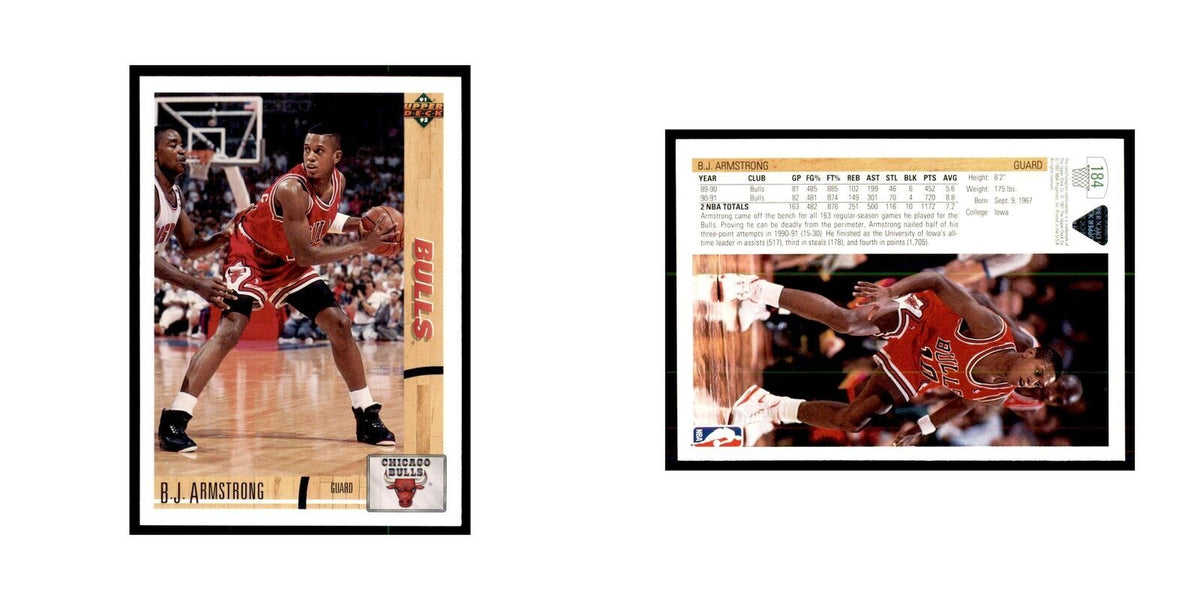 1991 Upper Deck B.J. Armstrong Basketball Cards #184