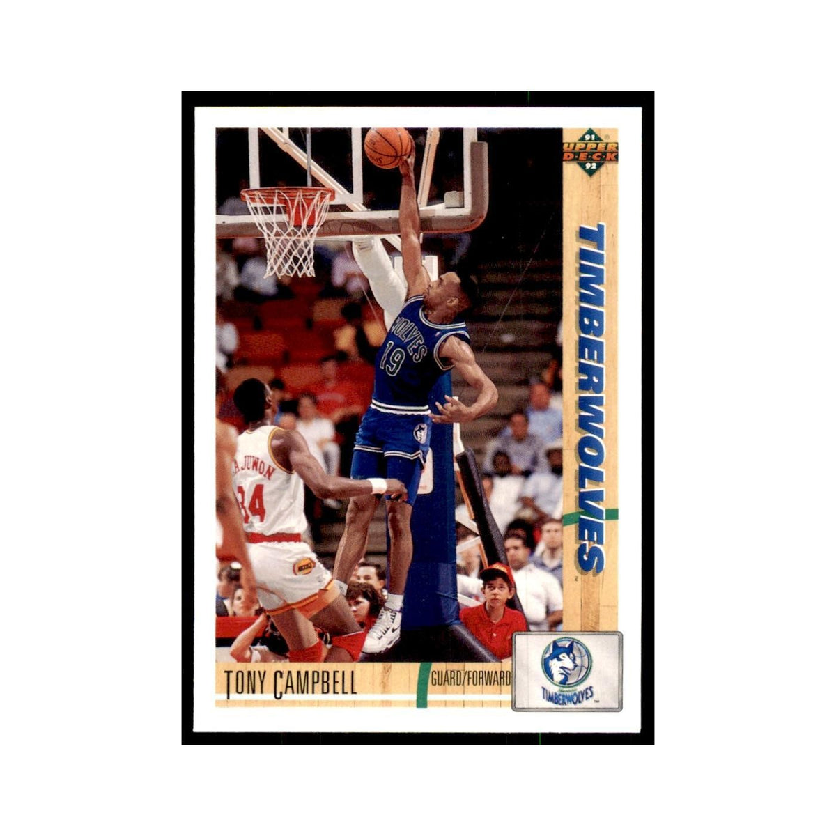 1991 Upper Deck Tony Campbell Basketball Cards #326