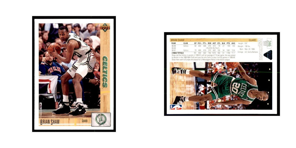 1991 Upper Deck Brian Shaw Basketball Cards #346