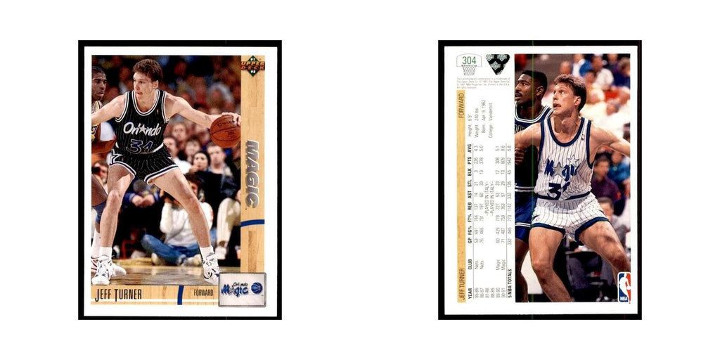 1991 Upper Deck Jeff Turner Basketball Cards #304