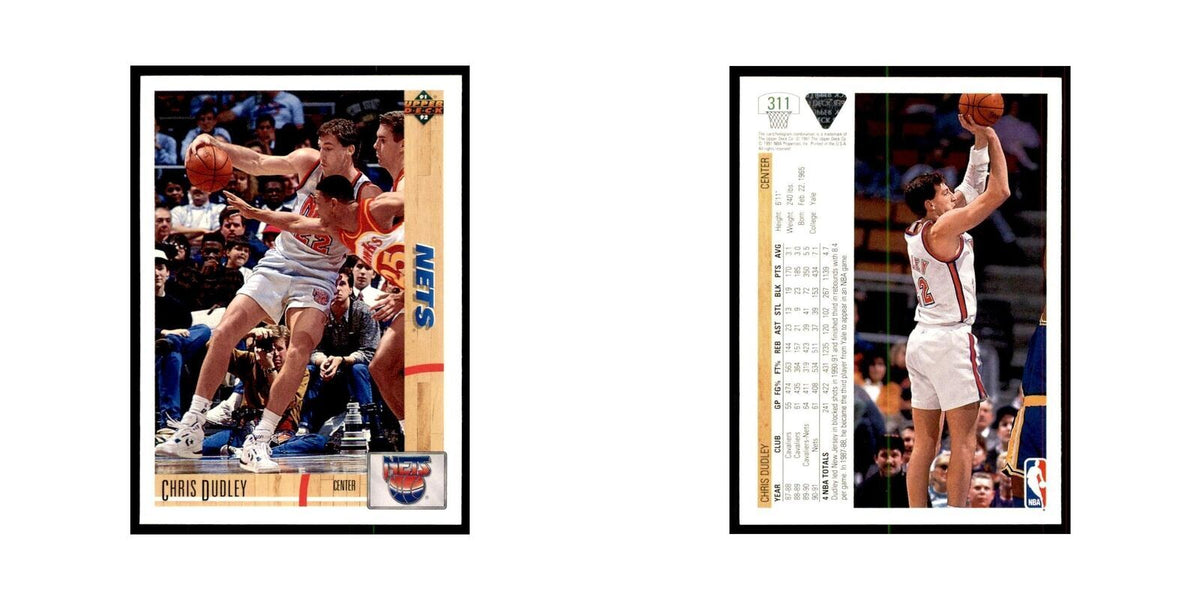 1991 Upper Deck Chris Dudley Basketball Cards #311