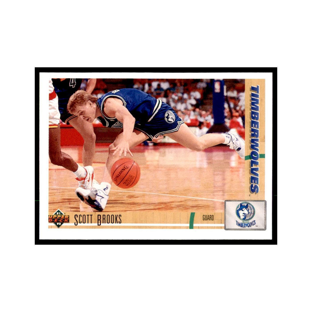 1991 Upper Deck Scott Brooks Basketball Cards #303