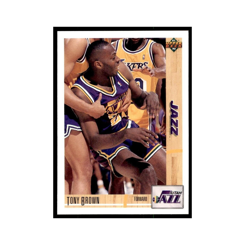 1991 Upper Deck Tony Brown Basketball Cards #308