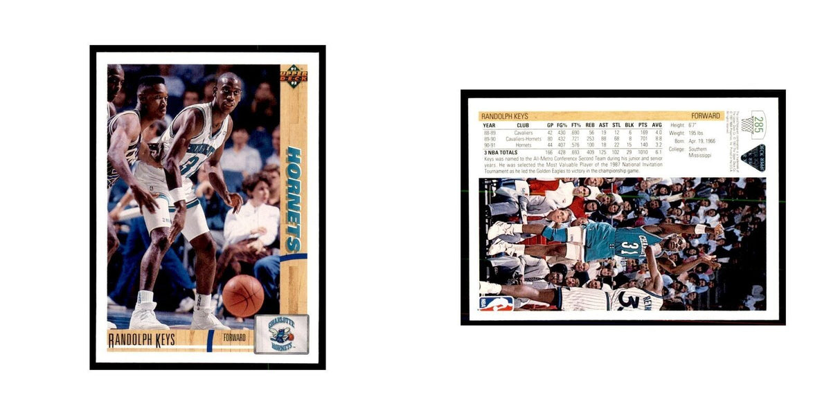 1991 Upper Deck Randolph Keys Basketball Cards #285