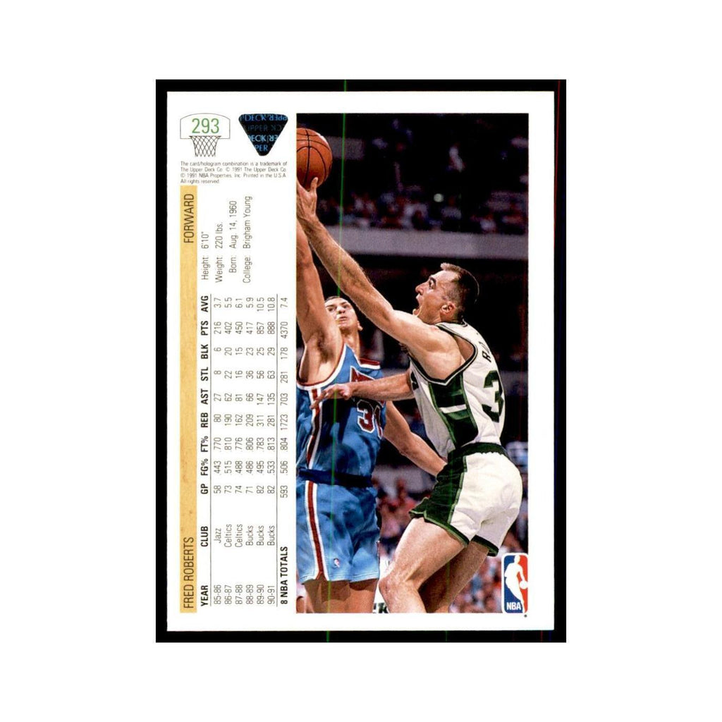 1991 Upper Deck Fred Roberts Basketball Cards #293