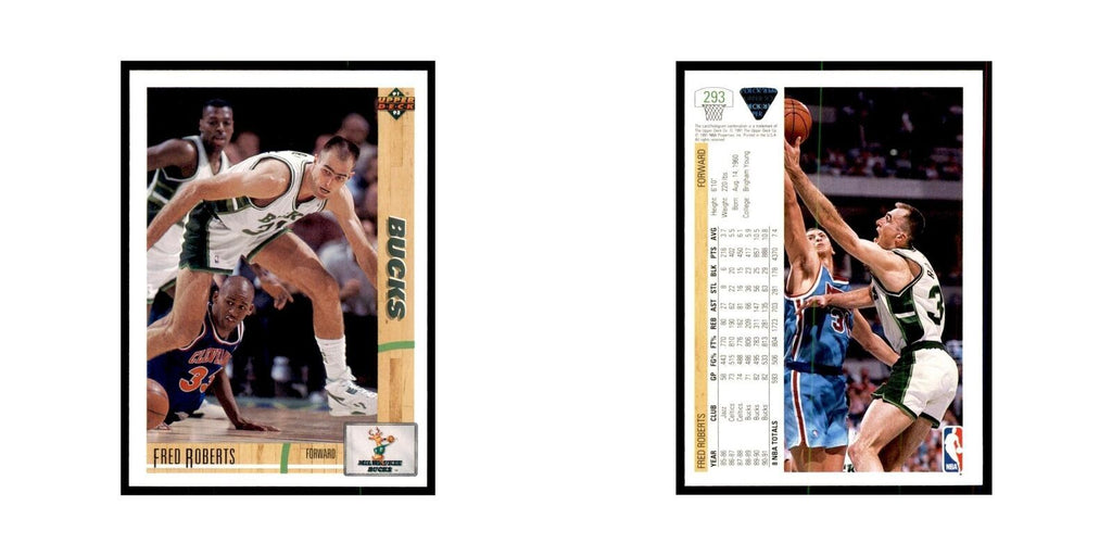 1991 Upper Deck Fred Roberts Basketball Cards #293