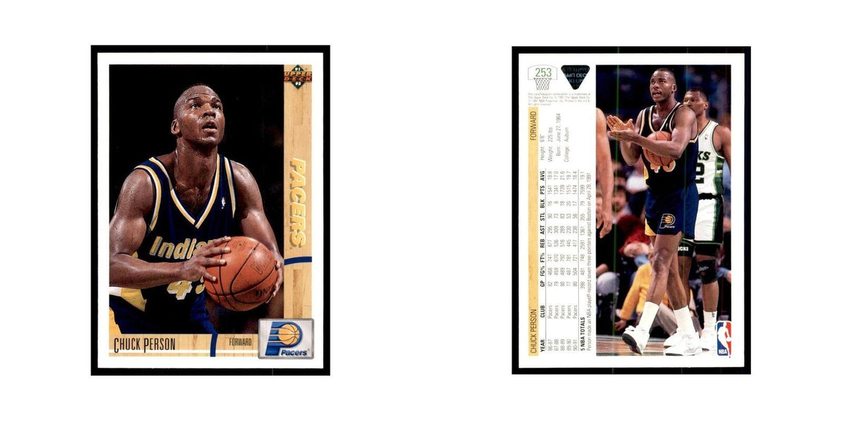 1991 Upper Deck Chuck Person Basketball Cards #253
