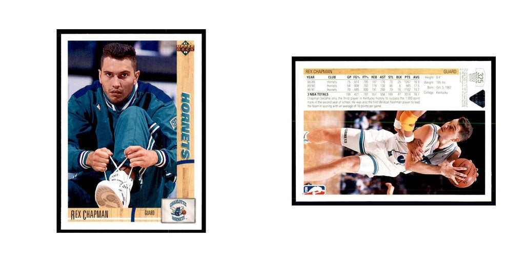 1991 Upper Deck Rex Chapman Basketball Cards #325