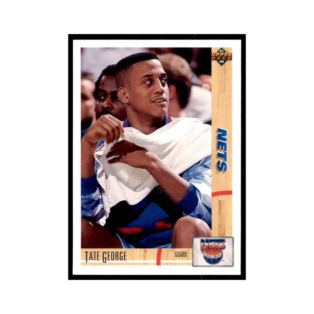 1991 Upper Deck Tate George Basketball Cards #336